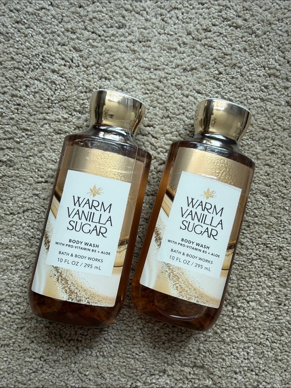 Bath & Body Works Warm Vanilla Sugar Body Wash - Gold
